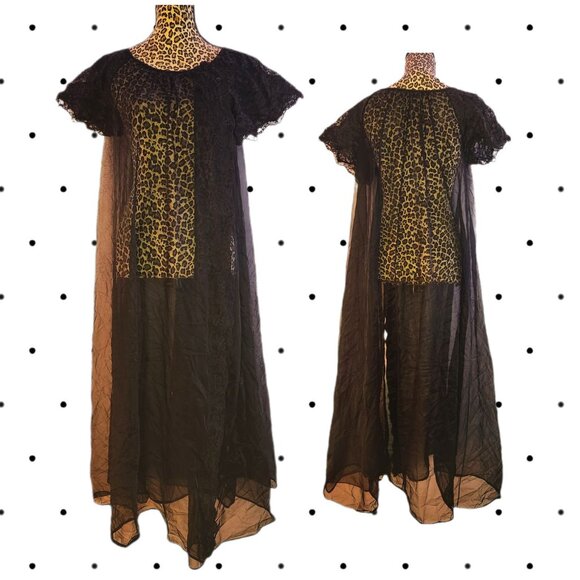 Vintage sheer nightgown robe - Picture 1 of 5
